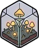 Small plants, a sticker from the The Dragon's Hoard world