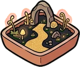 Small plants, a sticker from the The Dragon's Hoard world
