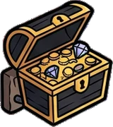 Garlands and hanging things, a sticker from the The Dragon's Hoard world
