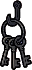 Garlands and hanging things, a sticker from the The Dragon's Hoard world