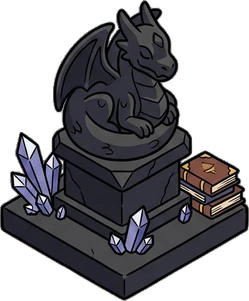 Big floor pieces, a sticker from the The Dragon's Hoard world
