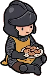 People sitting, a sticker from the The Dragon's Hoard world