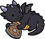 Cats and small animals, a sticker from the The Dragon's Hoard world