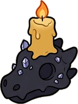 Candles and small lights, a sticker from the The Dragon's Hoard world