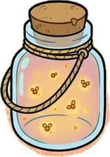 Candles and small lights, a sticker from the The Dragon's Hoard world
