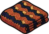 Cushions and blankets, a sticker from the The Dragon's Hoard world