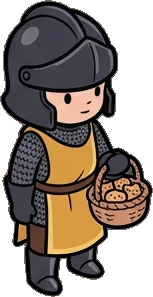 People standing, a sticker from the The Dragon's Hoard world