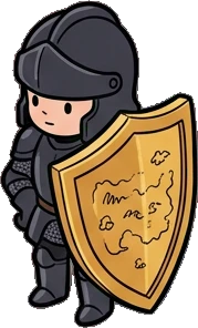 People standing, a sticker from the The Dragon's Hoard world