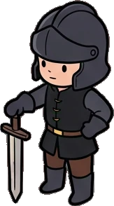 People standing, a sticker from the The Dragon's Hoard world