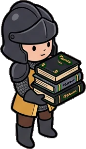 People standing, a sticker from the The Dragon's Hoard world
