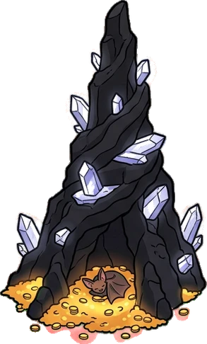Tall pieces, a sticker from the The Dragon's Hoard world