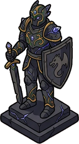 Tall pieces, a sticker from the The Dragon's Hoard world