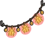 Wall lights, a sticker from the The Dragon's Hoard world
