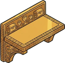 Wall shelves, a sticker from the The Dragon's Hoard world