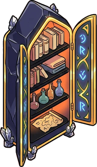 Wardrobes, a sticker from the The Dragon's Hoard world