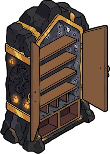 Wardrobes, a sticker from the The Dragon's Hoard world