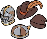 Bags, hats and shoes, a sticker from the The Dragon's Hoard world