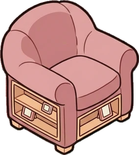 Armchairs, a sticker from the Dreamy Pastel Bedroom world