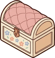 Chests and trunks, a sticker from the Dreamy Pastel Bedroom world