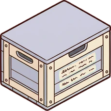 Chests and trunks, a sticker from the Dreamy Pastel Bedroom world