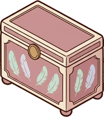 Chests and trunks, a sticker from the Dreamy Pastel Bedroom world