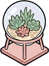 Collectibles, a sticker from the Dreamy Pastel Bedroom world