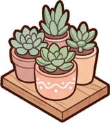 Collectibles, a sticker from the Dreamy Pastel Bedroom world