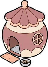 Pet beds and homes, a sticker from the Dreamy Pastel Bedroom world
