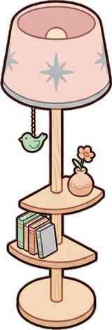 Floor lamps, a sticker from the Dreamy Pastel Bedroom world