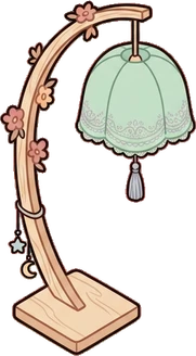 Floor lamps, a sticker from the Dreamy Pastel Bedroom world