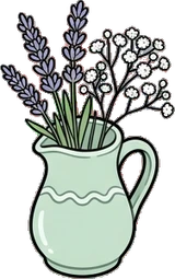 Small plants, a sticker from the Dreamy Pastel Bedroom world