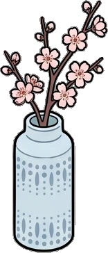 Small plants, a sticker from the Dreamy Pastel Bedroom world