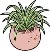 Small plants, a sticker from the Dreamy Pastel Bedroom world
