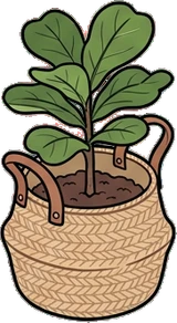 Small plants, a sticker from the Dreamy Pastel Bedroom world