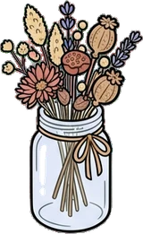 Small plants, a sticker from the Dreamy Pastel Bedroom world