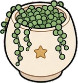 Small plants, a sticker from the Dreamy Pastel Bedroom world
