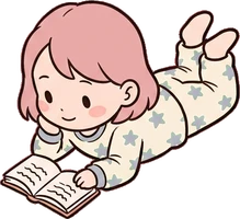 People lying down, a sticker from the Dreamy Pastel Bedroom world