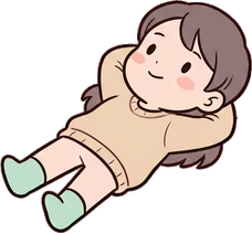 People lying down, a sticker from the Dreamy Pastel Bedroom world