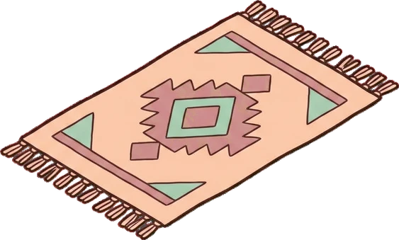 Rugs, a sticker from the Dreamy Pastel Bedroom world