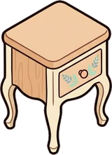 Side tables, a sticker from the Dreamy Pastel Bedroom world