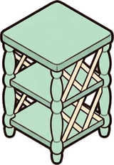 Side tables, a sticker from the Dreamy Pastel Bedroom world