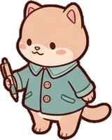 Cats and small animals, a sticker from the Dreamy Pastel Bedroom world