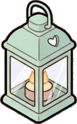Candles and small lights, a sticker from the Dreamy Pastel Bedroom world