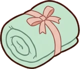 Cushions and blankets, a sticker from the Dreamy Pastel Bedroom world
