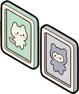 Wall art and frames, a sticker from the Dreamy Pastel Bedroom world