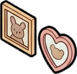 Wall art and frames, a sticker from the Dreamy Pastel Bedroom world