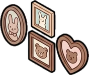 Wall art and frames, a sticker from the Dreamy Pastel Bedroom world