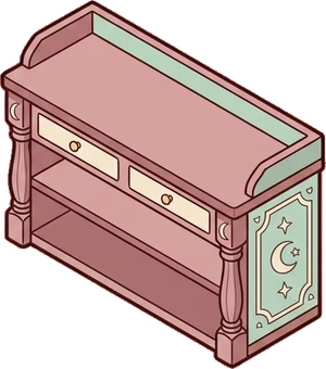 Desks and workbenches, a sticker from the Dreamy Pastel Bedroom world
