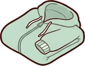 Bags, hats and shoes, a sticker from the Dreamy Pastel Bedroom world