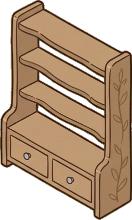 Bookcases, a sticker from the The Flower Shop world